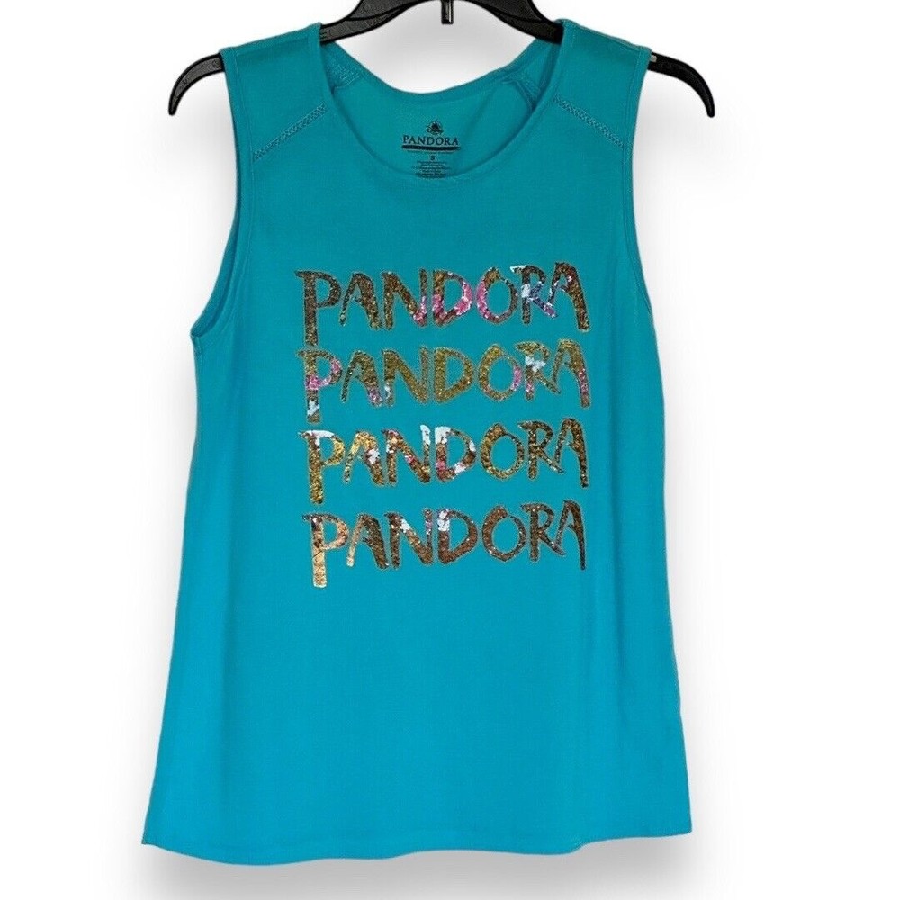 Disney parks Animal Kingdom Avatar Pandora Women’s Blue Tank Top Size small